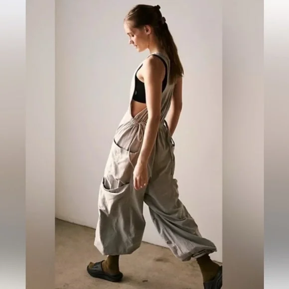 Free People Movement Brown Infinity Onesie Size M - Picture 5 of 16